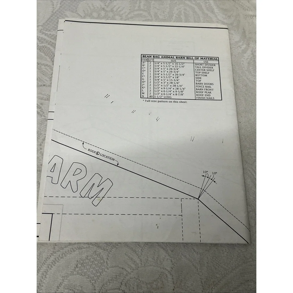 Home folk Designs, Christmas Village 2 Bean Bag Storage Projects, Building Instr